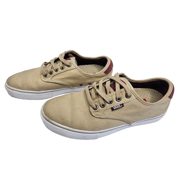 VANS Pro Chima Ferguson Sydney Ultracush Khaki Skateboarding Shoes Men's Size 7 - Picture 1 of 8